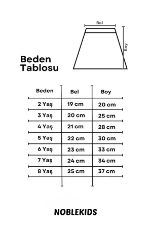 Le Mabelle Kız Çocuk Tül Etek Çok Renkli