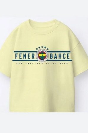 Çocuk Fenerbahçe Taraftar Tişörtü Sarı