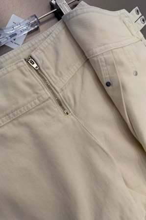 La Ciel Paris Kız Çocuk Denim Şort Etek Bej