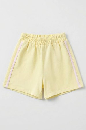 La Ciel Paris Kız Çocuk Biyeli Şort Sarı