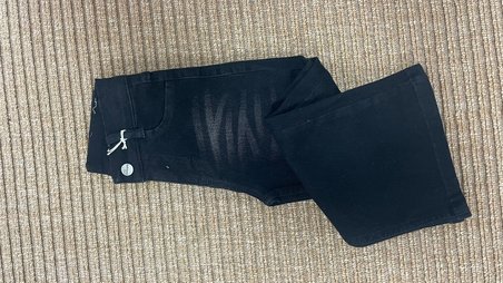 Kız Çocuk Siyah Denim Pantolon