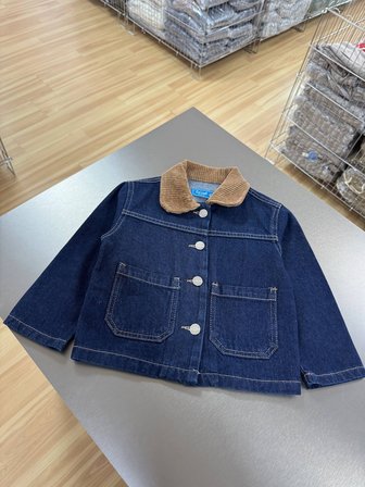 La Ciel Paris Çocuk Denim Ceket Lacivert