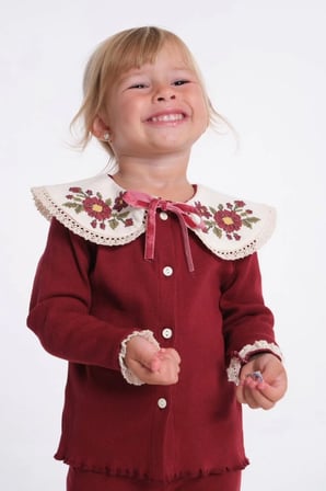 Kız Çocuk Kaşkorse Takım Bordo