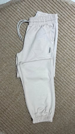 Kız Çocuk Jogger Eşofman Altı Krem