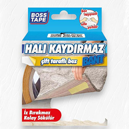 Boss Tape Çift Taraflı Halı Sabitleme Bandı 50mm X 5mt