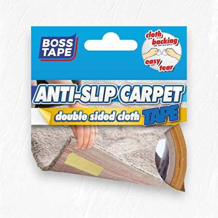 Boss Tape Çift Taraflı Halı Sabitleme Bandı 50mm X 5mt