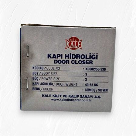 Kale KD002/50-330 3 Numara Kapı Hidroliği