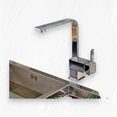 Sardıcı BTR-1036 Kare Lavabo Bataryası Kısa L Boru