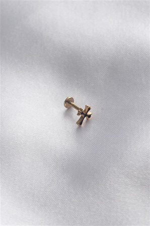 Erb 316L Cerrahi Çelik Gold Renk Tragus Piercing