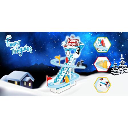 Pilsan Funny Penguins - Merdivenli Penguen Oyunu