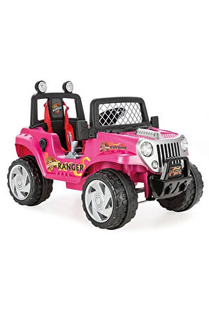 Ranger 12v M.pembe Akülü Jeep Uk.