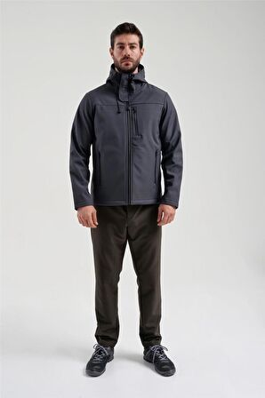 EXUMA ERKEK ANTRASİT SOFTSHELL MONT 2311100