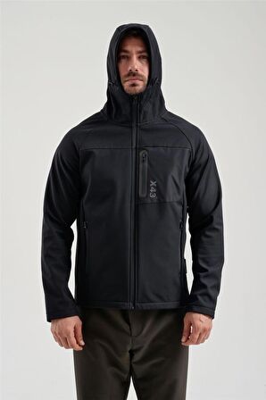 EXUMA ERKEK SİYAH SOFTSHELL MONT 2011120