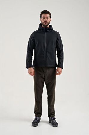 EXUMA ERKEK SİYAH SOFTSHELL MONT 2311161