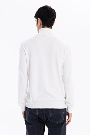 Balıkçı Yaka Slim Fit Basic Erkek Kazak