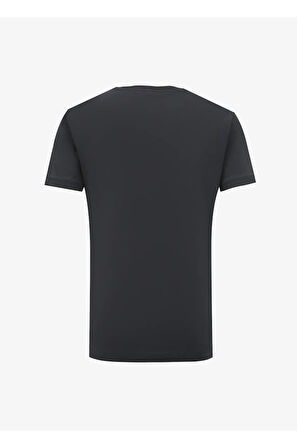 Bisiklet Yaka Kol Ucu Duble %100 Pamuk Slim Fit Erkek T-shirt