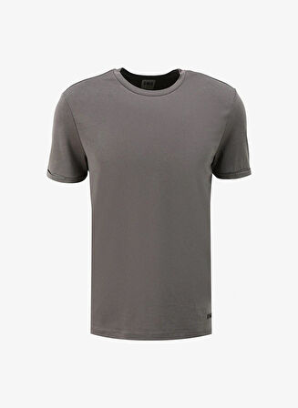 Bisiklet Yaka Kol Ucu Duble Slim Fit Erkek T-shirt