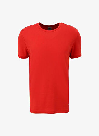 Bisiklet Yaka Kol Ucu Duble Slim Fit Erkek T-shirt