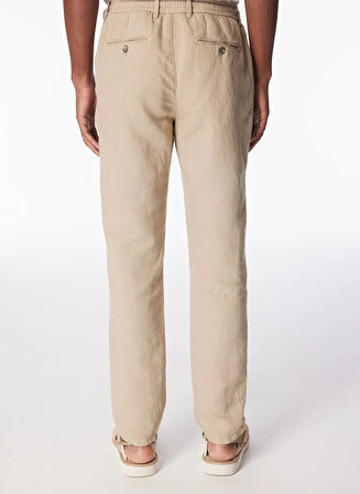 Beli Lastikli Arka Fleto Cepli Regular Erkek Pantolon