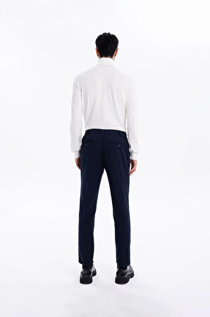 Lastikli Bel Kordonlu Duble Paça Erkek Pantolon