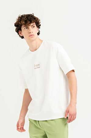 I AM ANOTHER Baskılı Basic Erkek T-shirt