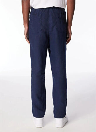 Arkası Torba Cepli %100 Keten Regular Erkek Pantolon