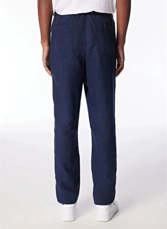 Arkası Torba Cepli %100 Keten Regular Erkek Pantolon