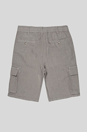 Kargo Model %100 Keten Erkek Şort