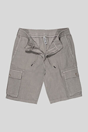 Kargo Model %100 Keten Erkek Şort