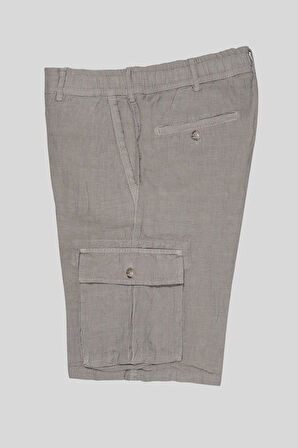 Kargo Model %100 Keten Erkek Şort