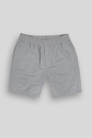 Çizgi Desenli Gizli Bağcıklı Erkek Şort