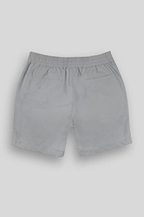 Çizgi Desenli Gizli Bağcıklı Erkek Şort