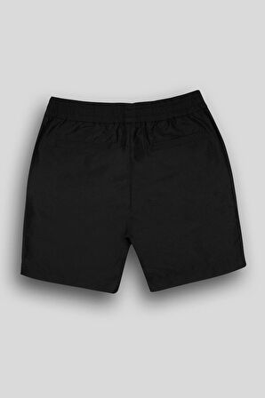 Çizgi Desenli Gizli Bağcıklı Erkek Şort