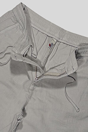 Beli Lastikli Arkası Fleto Cepli Jogger Erkek Şort