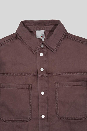 Regular Fit Önü Çıtçıt Kapamalı Lyocell Kadın Gömlek