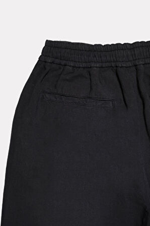 Bağcıklı Cep Detaylı Oversize Kadın Dokuma Pantolon