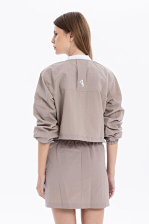 Slim Fit Beli Lastikli Basic Kadın Mini Etek