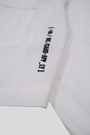 Gömlek Yaka Kol Ucu Ribanalı Çift Cep Çıtçıtlı Kadın Gömlek