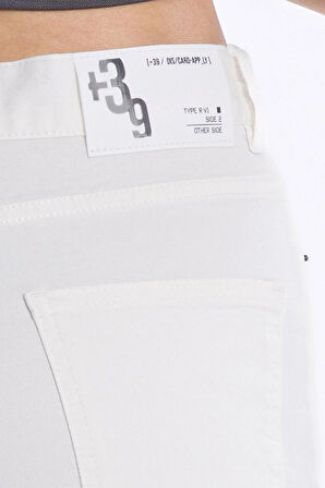 Basic 5 Cep Casual Kadın Dokuma Pantolon