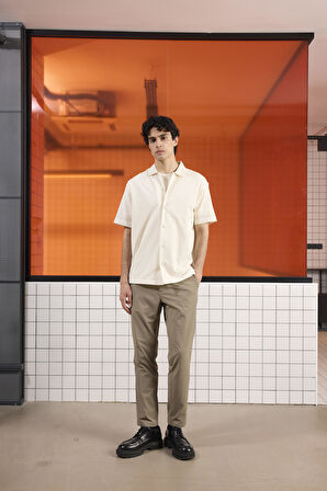 %100 Pamuk Pike Erkek Gömlek