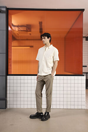 %100 Pamuk Pike Erkek Gömlek