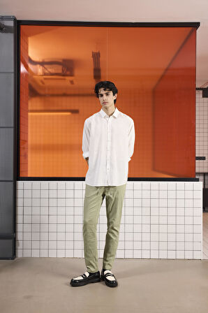 Modal Oversize Erkek Gömlek