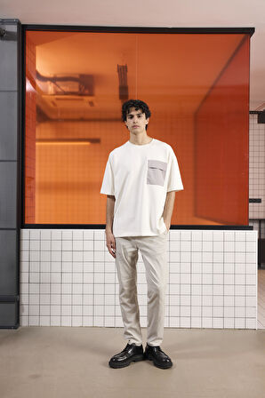 Bisiklet Yaka Modal Erkek T-shirt