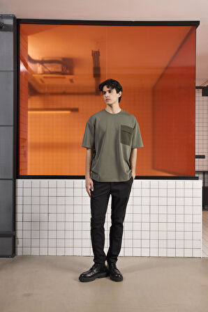 Bisiklet Yaka Modal Erkek T-shirt