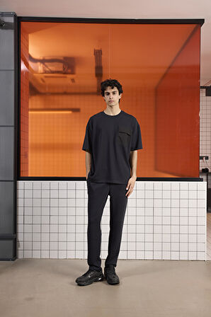 Bisiklet Yaka Modal Erkek T-shirt