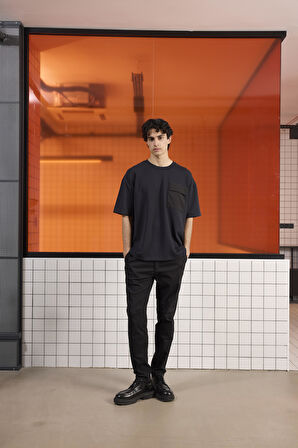 Bisiklet Yaka Modal Erkek T-shirt