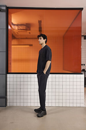 Bisiklet Yaka Modal Erkek T-shirt