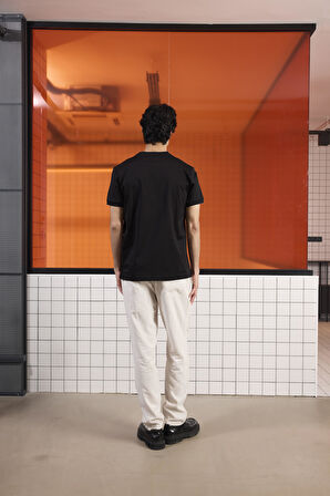 Bisiklet Yaka Merserize Slim Fit Erkek T-shirt