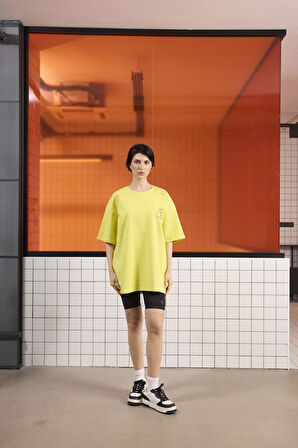 Bisiklet Yaka OH NO Baskılı Erkek T-shirt