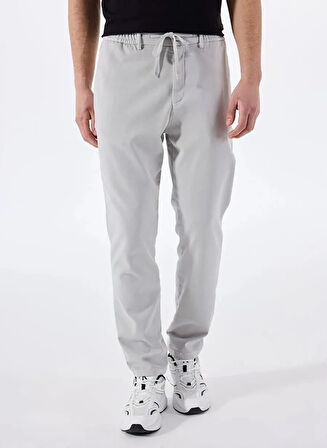 Beli Lastikli Dik Cep Arka Cep Çıtçıt Detaylı Erkek Pantolon